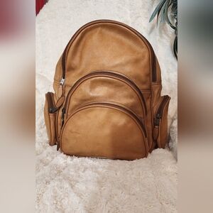 Genuine Leather Backpack for Men